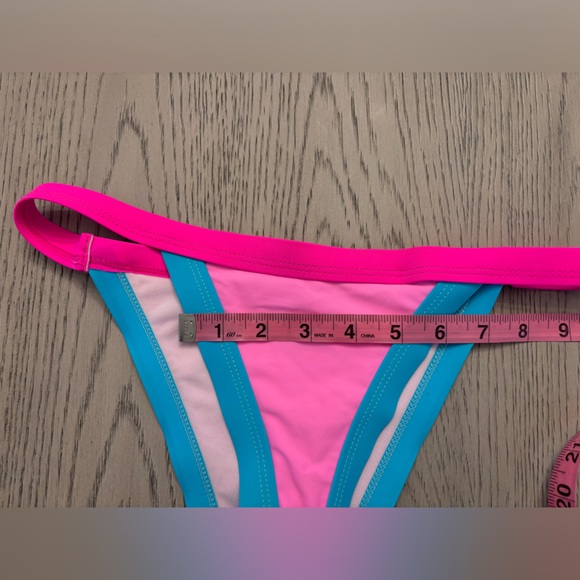 SHEIN Colorblock Neon Bikini Set Size S - Picture 9 of 9